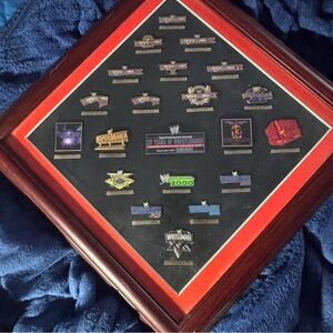 WWE Wrestlemania Pin Collection.
